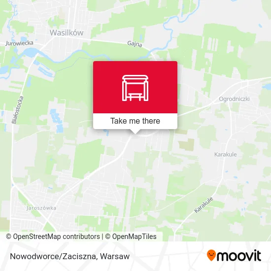Карта Nowodworce/Zaciszna