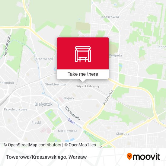 Карта Towarowa/Kraszewskiego