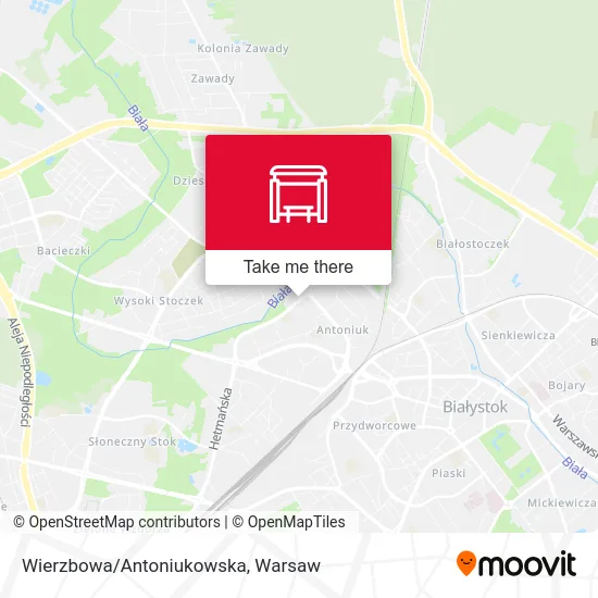 Карта Wierzbowa/Antoniukowska