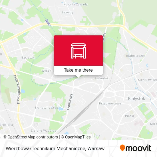 Карта Wierzbowa / Technikum Mechaniczne