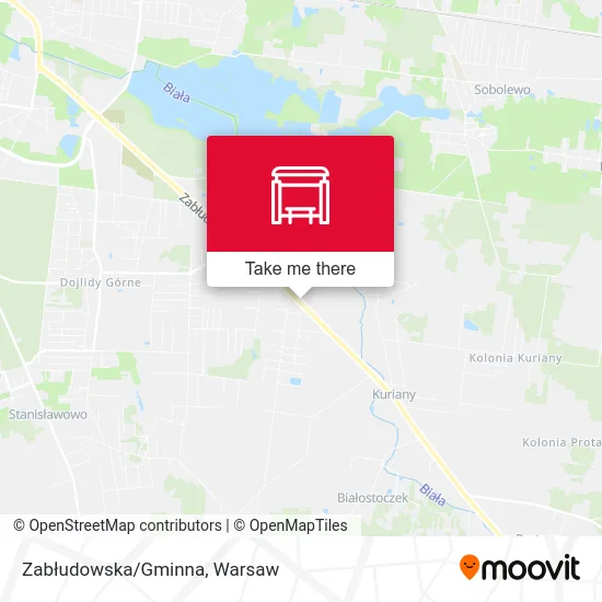 Карта Zabłudowska/Gminna