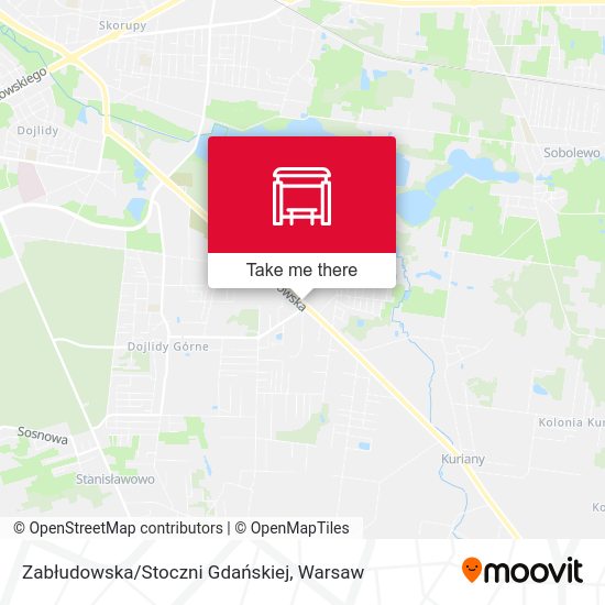 Zabłudowska/Stoczni Gdańskiej map