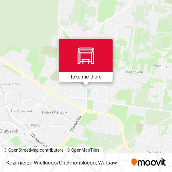 Карта Kazimierza Wielkiego / Chełmońskiego