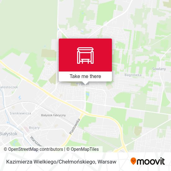 Карта Kazimierza Wielkiego / Chełmońskiego