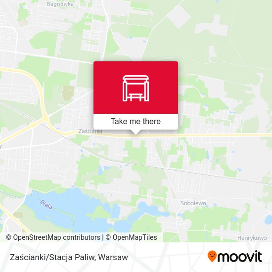 Zaścianki/Stacja Paliw map