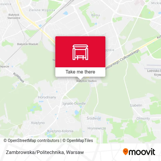 Карта Zambrowska/Politechnika