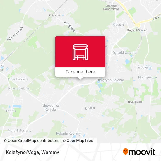 Карта Księżyno/Vega