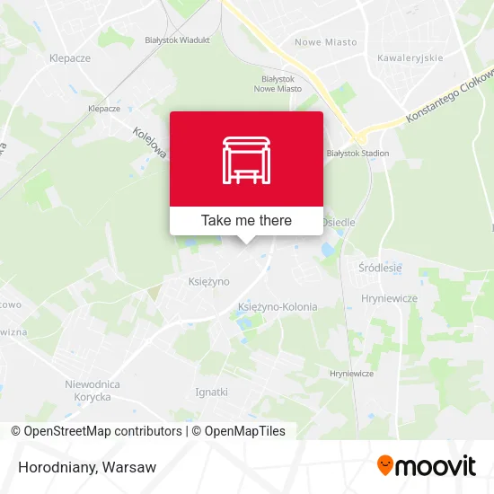 Карта Horodniany