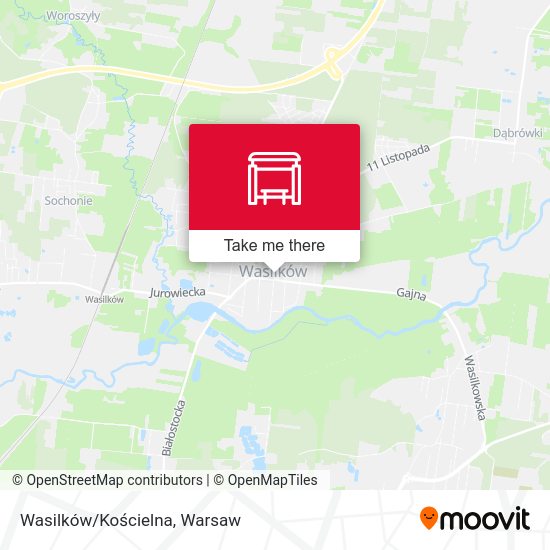 Wasilków/Kościelna map