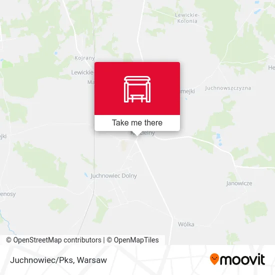 Карта Juchnowiec/Pks