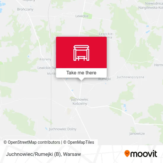 Карта Juchnowiec/Rumejki (B)