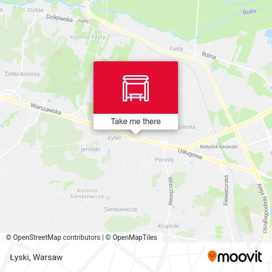 Карта Łyski