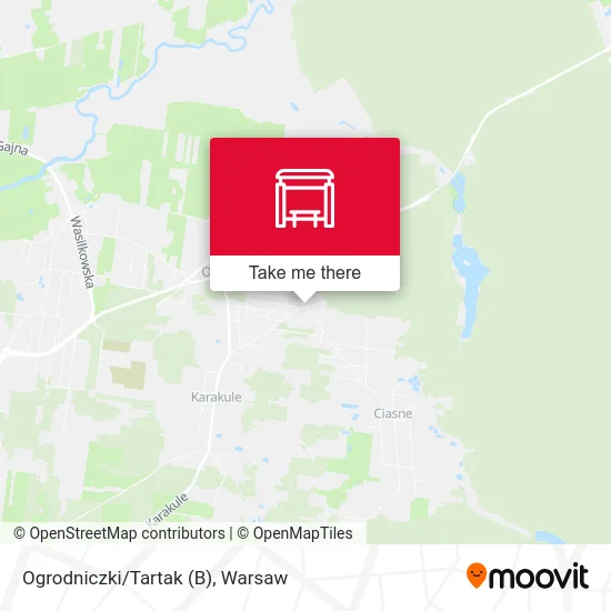 Карта Ogrodniczki/Tartak (B)