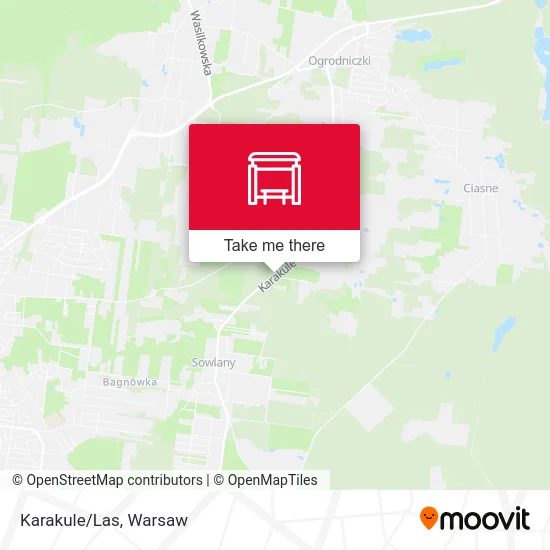 Карта Karakule/Las