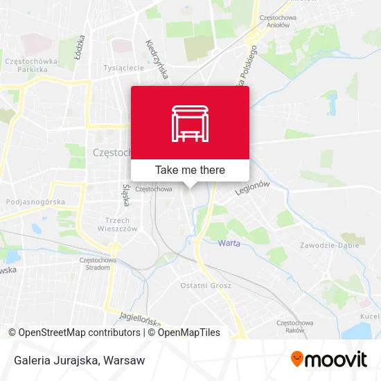 Карта Galeria Jurajska