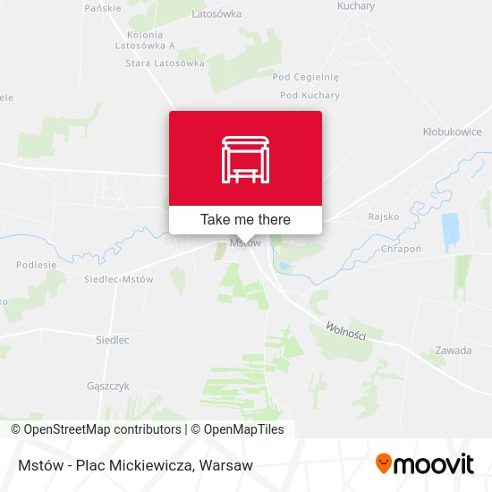 Mstów - Plac Mickiewicza map