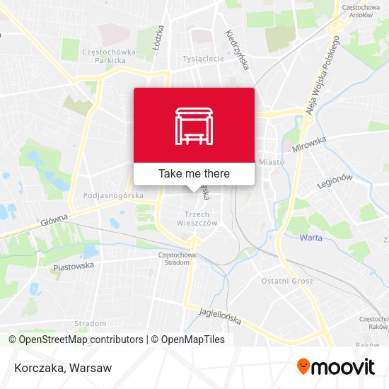 Korczaka map