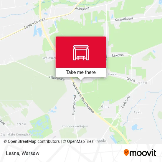 Карта Leśna