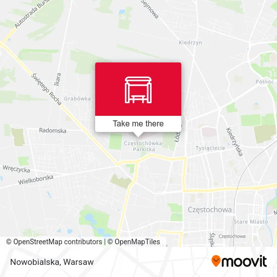 Карта Nowobialska