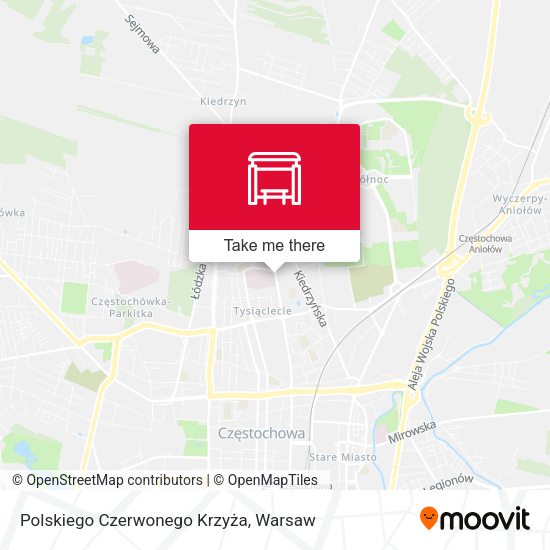 Polskiego Czerwonego Krzyża map