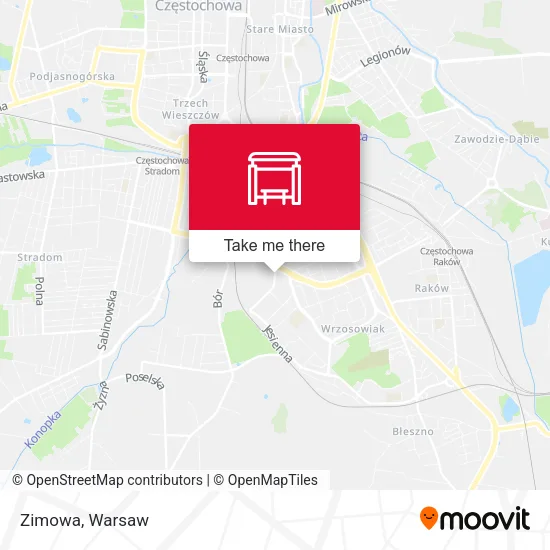 Карта Zimowa