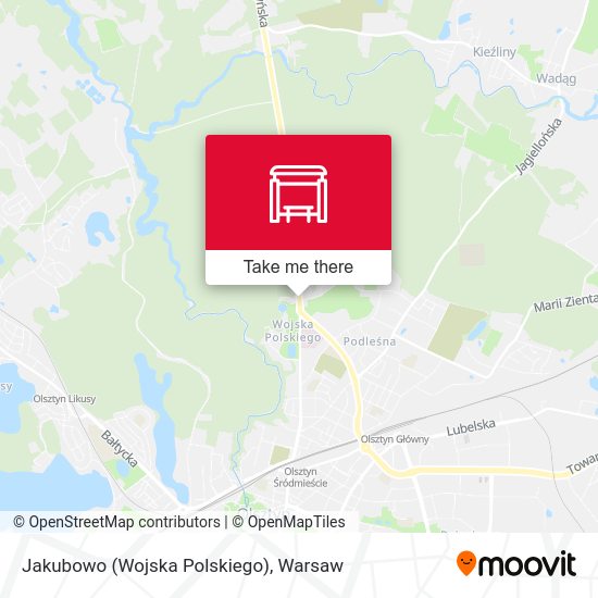 Jakubowo (Wojska Polskiego) map