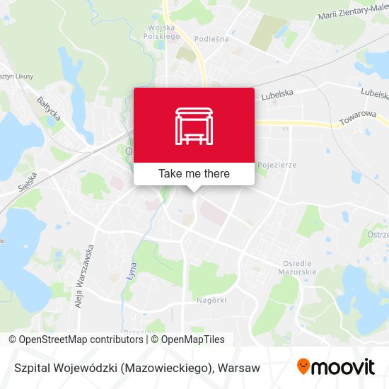 Szpital Wojewódzki (Mazowieckiego) map