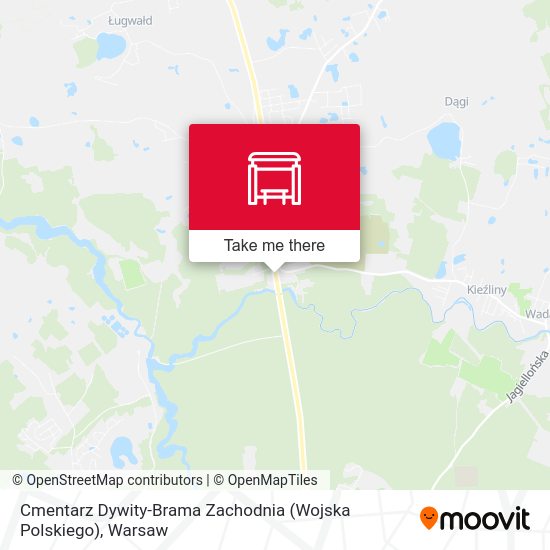 Cmentarz Dywity-Brama Zachodnia (Wojska Polskiego) map