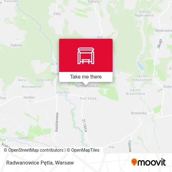 Карта Radwanowice Pętla