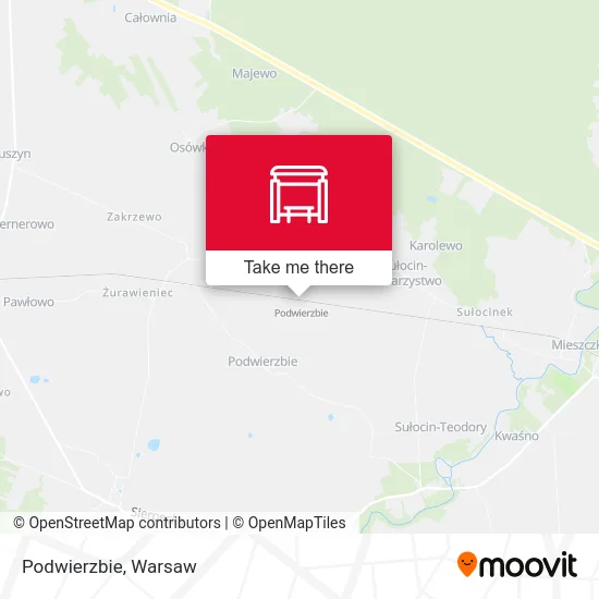 Карта Podwierzbie