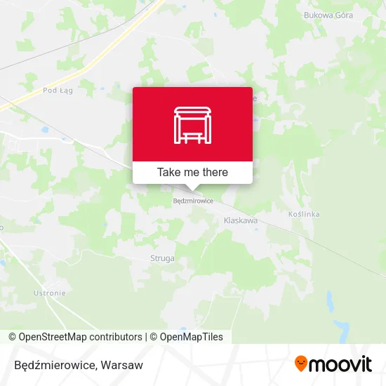 Карта Będźmierowice