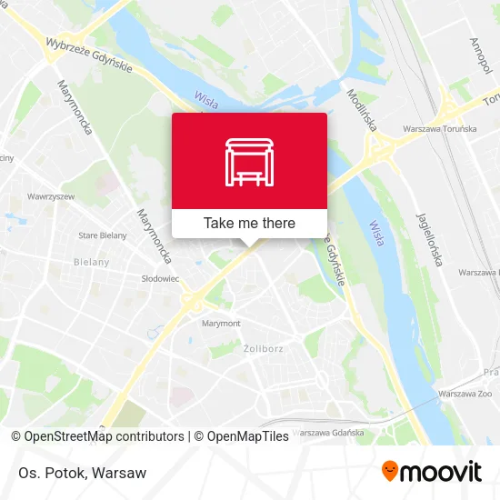 Карта Os. Potok