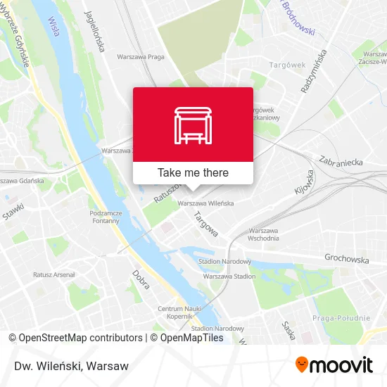 Карта Dw. Wileński