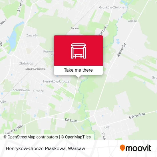 Карта Henryków-Urocze Piaskowa