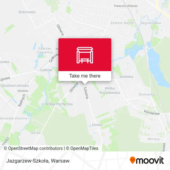 Карта Jazgarzew-Szkoła