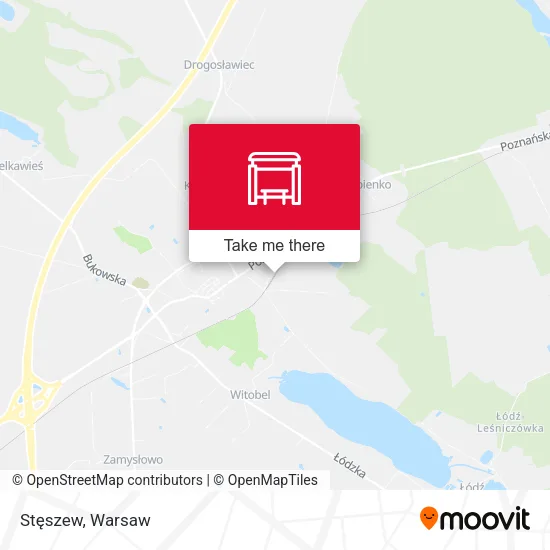 Карта Stęszew
