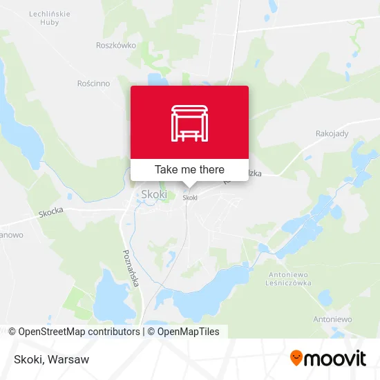 Карта Skoki