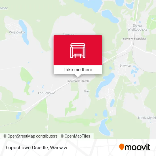 Карта Łopuchowo Osiedle