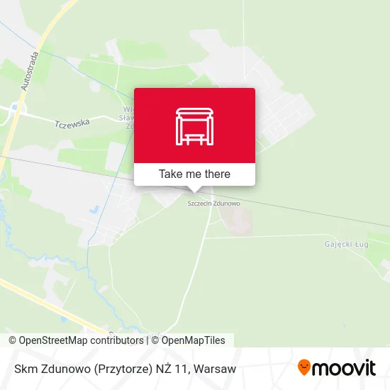 Карта Skm Zdunowo (Przytorze) NŻ 11