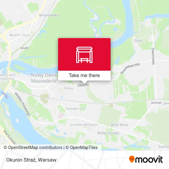 Карта Okunin Straż