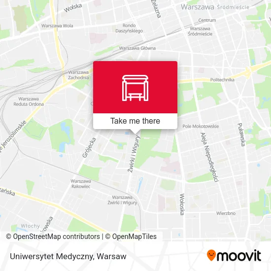 Карта Uniwersytet Medyczny