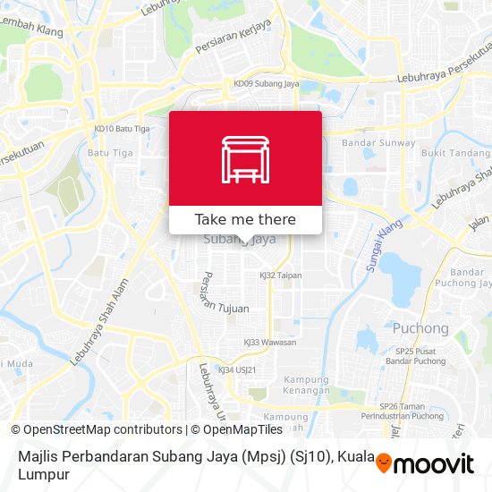 Majlis Perbandaran Subang Jaya (Mpsj) (Sj10) map