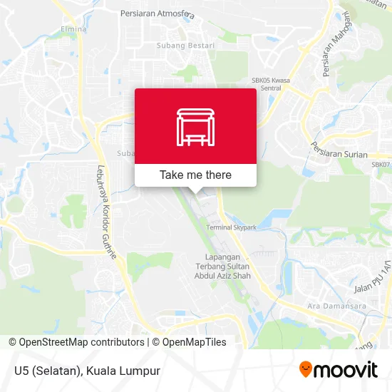 U5 (Selatan) map