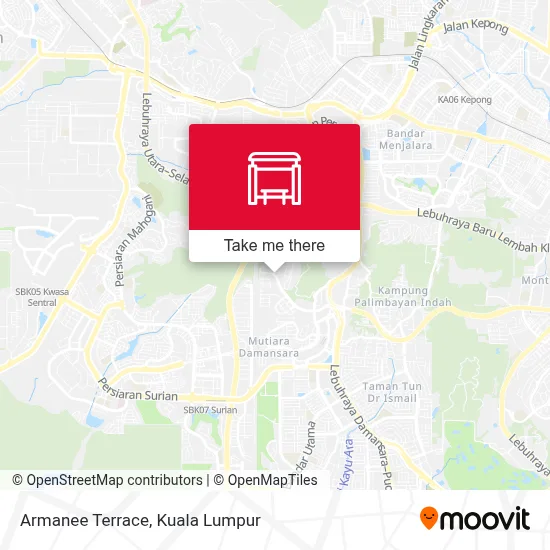 Armanee Terrace map