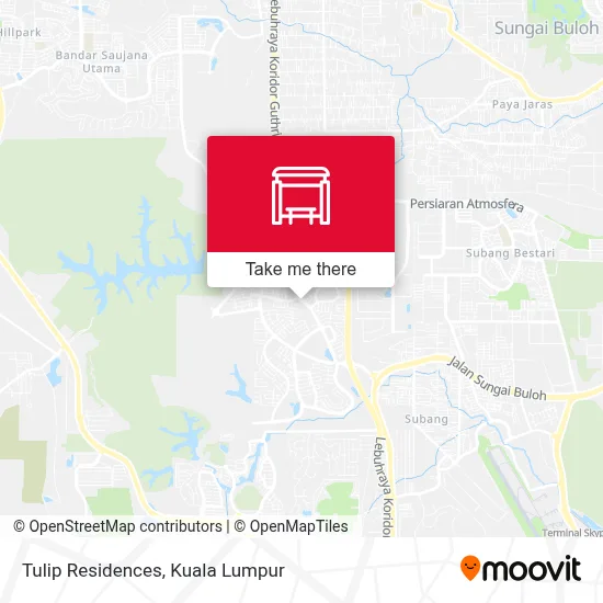 Tulip Residences map