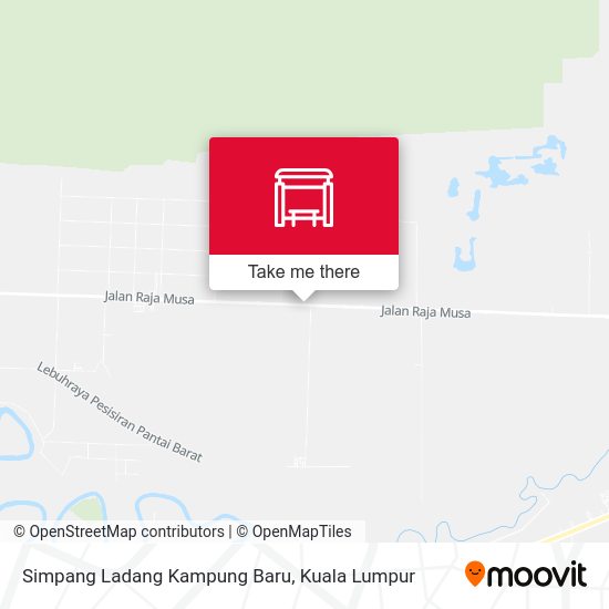 Peta Simpang Ladang Kampung Baru