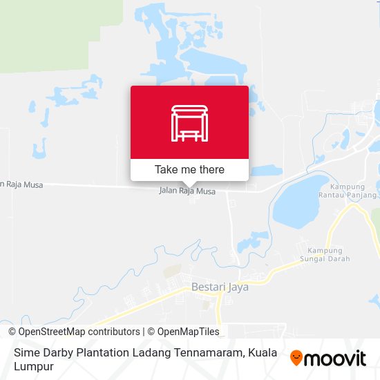 Peta Sime Darby Plantation Ladang Tennamaram
