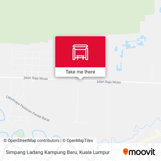 Peta Simpang Ladang Kampung Baru