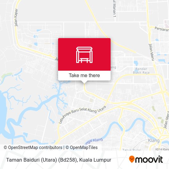 Peta Taman Baiduri (Utara) (Bd258)