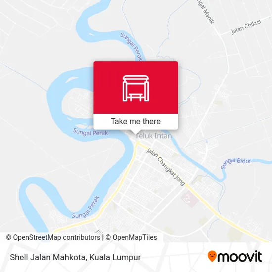 Shell Jalan Mahkota map